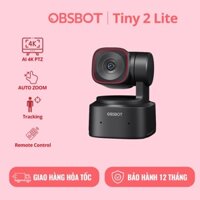 Webcam Obsbot Tiny 2 Lite AI Tracking Hình Ảnh 4K - Bảo Hành 12 Tháng