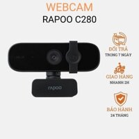 Webcam rapoo c280 độ phân giải 2K (2560 x 1440) 4MP 2K/30fps tích hợp mic hỗ trợ học trực tuyến online,livestream-ZTECH