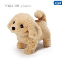 WEBSTERM Micahz Đồ Chơi Nhồi Bông Mô Phỏng Thực Tế Cho Trẻ Em Đồ Chơi Chó Con Chó Con Có Sẵn Đi Dạo Giáng Sinh Quà Tặng Robot Nhồi Bông Thông Minh Có Tên Là Teddy Điện