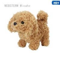 WEBSTERM Micahz Đồ Chơi Nhồi Bông Mô Phỏng Thực Tế Cho Trẻ Em Đồ Chơi Chó Con Chó Con Có Sẵn Đi Dạo Giáng Sinh Quà Tặng Robot Nhồi Bông Thông Minh Có Tên Là Teddy Điện