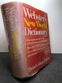 Webster's new world dictionary BÌA CỨNG TỪ ĐIỂN mới 75% ố vàng bạc bìa HPB0708 HỌC NGOẠI NGỮ