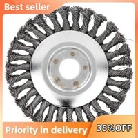 Weed Tẩy Dụng Cụ Bàn Chải Cỏ Đầu Tông Đơ 6 Inch Dây Thép Bánh Xe Bàn Chải Cắt Lưỡi Dụng Cụ Làm Vườn Dễ Dàng Lắp Đặt
