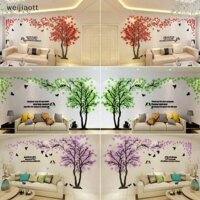 [Weijiaott] DIY Hình Dán Cây Lớn Giấy Dán Tường Gương Acrylic Dán Tường Cho Phòng Khách Tivi Nền Tường Trang Trí Nhà Cửa Bức Tranh Tường Nghệ Thuật VN