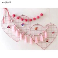 [Weijiaott] Tường Trang Trí Lưới Ảnh Sắt Bảng Giá Kẹp Dây Sơn Ảnh Treo VN