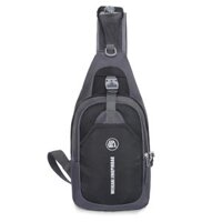 Weikani Sling Bag Chest Pack Causal Crossbody Shoulder Bag Travel Backpack Daypack - Black