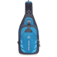 Weikani Sling Bag Chest Pack Causal Crossbody Shoulder Bag Travel Backpack Daypack - Blue