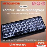 Weikav Contour 3.0 Keycaps Side Print Charactor PBT Cherry Profile cho bàn phím cơ Wooting