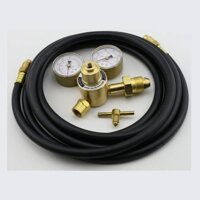 WeldingCity UL-Listed Regulator Flowmeter AF150-580 with 6-ft Inert Gas Hose for Argon/CO2 Victor Style 0781-1103