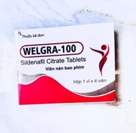 WELGRA 100 H4v hỗ trợ sinh lý nam, điều trị rồi loạn cương dương thay thế Viagra