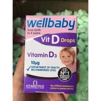 Well Baby Vitamin D3 Drop