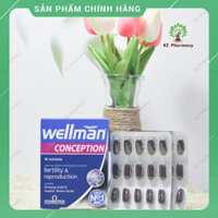 Wellman Conception Vitamin tăng chất lượng tinh trùng hỗ trợ sinh sản