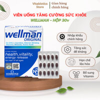 Wellman nâng cao đề kháng hỗ trợ sức khỏe cho nam giới giảm mệt mỏi bổ sung vitamin khoáng chất