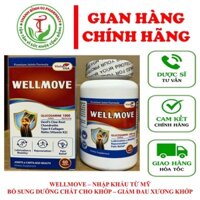 WELLMOVE - NHẬP KHẨU CHÍNH HÃNG TỪ MỸ - GIÚP GIẢM ĐAU VÀ PHÒNG CHỐNG THOÁI HÓA XƯƠNG KHỚP