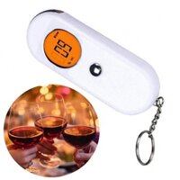 {WELV}LCD Display Breath Test Analyzer with Key Ring Convenience for Users on the Move