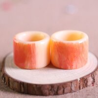 Wenwan Cầm Tay Chạy Nhẫn Giả Máu Lạc Đà Xương Tay Cầm Mảnh Chạy Vòng Lạc Đà Xương Nhẫn Giả Mã Não Phụ Kiện Cờ Lê Ngón Tay Tây Tạng20250328