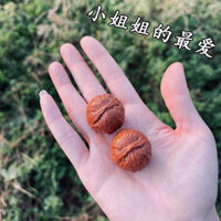 Wenwan Quả óc chó Bột giấy Bàn tay nhỏ Xoắn Đèn lồng Đồ vật Chơi Gậy Xương Tay cầm Bộ phận Bàn chải Đánh bóng Mini Màu cơ bản/1.4