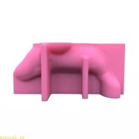 Wer 3D Cá Voi Chân Nến Khuôn Silicon Thạch Cao Nhựa Làm Khuôn DIYs Giá Đỡ Thạch Cao Khuôn Cho Bàn Trang Trí Nhà Cửa