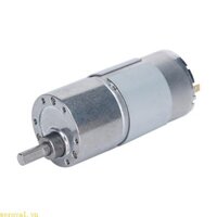 Wer 6V 12V 24V Mô-men xoắn điện giảm tốc độ siêu nhỏ Động cơ bánh răng 8RPM đến 1000RPM Trục đầu ra lệch tâm JGB37-545