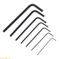 Wer 7 chiếc 0 7mm-3mm Bộ Mini Micro Lục Giác Clé Allen Set Clé Outil Tournevis