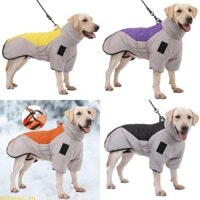 Wer Áo khoác cho chó Quần áo mùa đông Áo khoác cổ cao Trang phục phản quang