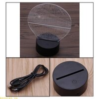 Wer Star-Wars Death Star 3D Đèn ngủ LED cho công tắc cảm ứng Đèn bàn 7 màu