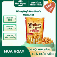 WERTHER’S ORIGINAL – Bỏng ngô giòn với lớp phủ kem và caramel 74% – 140g