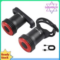 West BIKING LED Xe đạp Phanh thông minh Đèn sau 400mAh Type-C USB có thể sạc lại