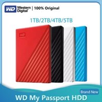 Western Digital WD 2TB My Passport Ổ cứng gắn ngoài di động USB3.0 Phần mềm dự phòng và bảo vệ mật khẩu 1TB 2TB 4TB HDD