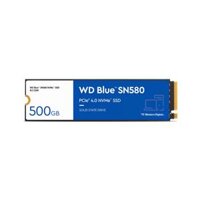Western Digital WD Blue SN580 500GB SSD – M.2 NVMe, Gen4 x4 PCIe 16Gb/s, SRP 4000MB/s, SWP 3600MB/s