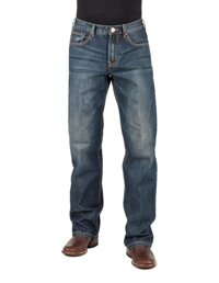 Western Jeans Men Bootcut 28 x 36 Blue 11-004-1312-4083 BU