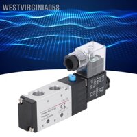 Westvirginia058 Van điện từ đảo chiều GEYA 2 vị trí 5 1/4in PT Thí điểm cuộn dây đơn vận hành bằng DC24V