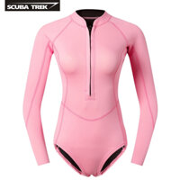 Wetsuit Scubatrek 1 mảnh dài tay 2mm đồ lặn biển giữ ấm The Flying Fish