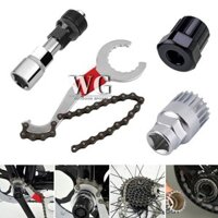 ♔WG♔ Bicycle Repair Tool Kits Bike Chain Removal Bracket Freewheel Remover Crank Puller Tools @vn