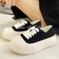 WGB LAL Retro German training shoes women's new thick-soled flat shoes ins trendy all-match sports shoes
