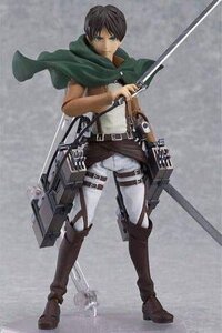 Wgjbmg Attack on Titan: Eren Jaeger Action PVC Figure - Highly Detailed Sculpt Handmade Model/Character Sculpture - Computer Desktop Decoration Col...