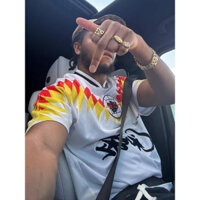 WGKS Corteiz Drill American Style Hip Hop Printed Short Sleeve T T-shirt Men's Summer Fashion Brand Soccer Uniform American Club Jersey