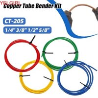 Wglawl 1 Dải bảo vệ ống uốn cong, Chống biến dạng 1 / 4 "3 / 8" 1 / 2 "5 / 8" Tấm bảo vệ ống đồng, Ống nhựa PE CT-205 4 mét Bộ uốn ống đồng cho điều hòa không khí