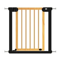 WHAIYAO Security Gate Pet Gate Baby Isolation Door Fence Wooden Playpen Adjustable Panel Corridor Doorway Stairs Indoor Outdoor, 2 Colors (Color : ...