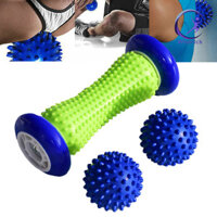Wharick 3 Spiky Chân Con Lăn Massage Bóng Thư Giãn Cơ Thể Giảm Đau Lưng Chân Massage Bộ