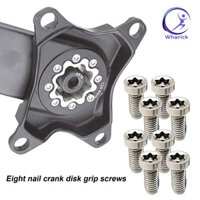 Wharick 8 Chiếc Đá Móc Bu Lông Sợi Chính Xác Thép Không Gỉ Cường Độ Cao Xe Đạp MTB Phanh Đĩa Vít Quay Bu Lông Cho Sram