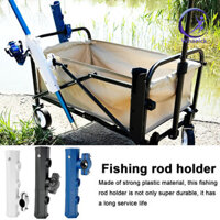 Wharick All-gập Lại Xe Đựng Cần Câu Cá Có Kẹp Ống Di Động Hạng Nặng Cắm Trại Ngoài Trời Xe Đẩy Câu Cá Ống Gắn Đứng Phụ Kiện Câu Cá