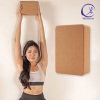 Wharick Cork Khối Yoga Mật Độ Cao Chống Trơn Trượt Thân Thiện Với Môi Trường Tự Nhiên Kéo Dài Tập Yoga Gạch Thiết Bị Tập Thể Dục