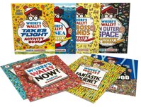 Where's Wally (Waldo) Amazing Adventures and Activities 8 Books Bag Collection Set ( Where's Wally, Now?,The Fantastic Journey, In Hollywoo...