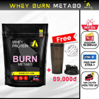 Whey protein Sữa giảm cân giảm mỡ túi 1KG, Burn Metabo, tặng muỗng, thực đơn & giáo án giảm cân