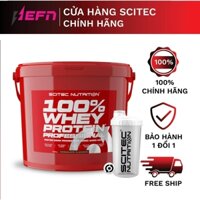 Whey Protein Sữa Tăng Cơ Cho Người Tập Gym SCITEC NUTRITION 100% Whey Protein Professional hũ 5000G - Chính Hãng