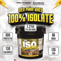 Whey Protein tăng cơ giảm mỡ Iso Sensation 93 5lbs Ultimate Nutrition - Whey Isolate tăng trưởng cơ nạc giảm mỡ - Chocolate 5lbs