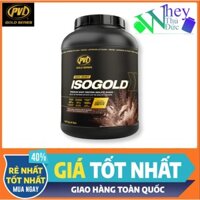 Whey PVL ISO Gold Premium Isolate 100% với lợi khuẩn 5Lbs 2.27kg