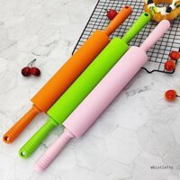 Whi Kích Thước Lớn Chống Dính Silicone Cán Pin Fondant DIY Nhà Bếp Bánh Bao Con Lăn Bánh Mì Máy Nướng Dụng Cụ Nhà Bếp
