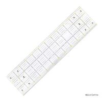 Whi May Chắp Vá Thợ May Chân Căn Chỉnh Thước Quilting Lưới Cắt Thủ Công 60x15cm