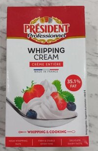 Whipping & Cooking Cream President 35,1% 1L